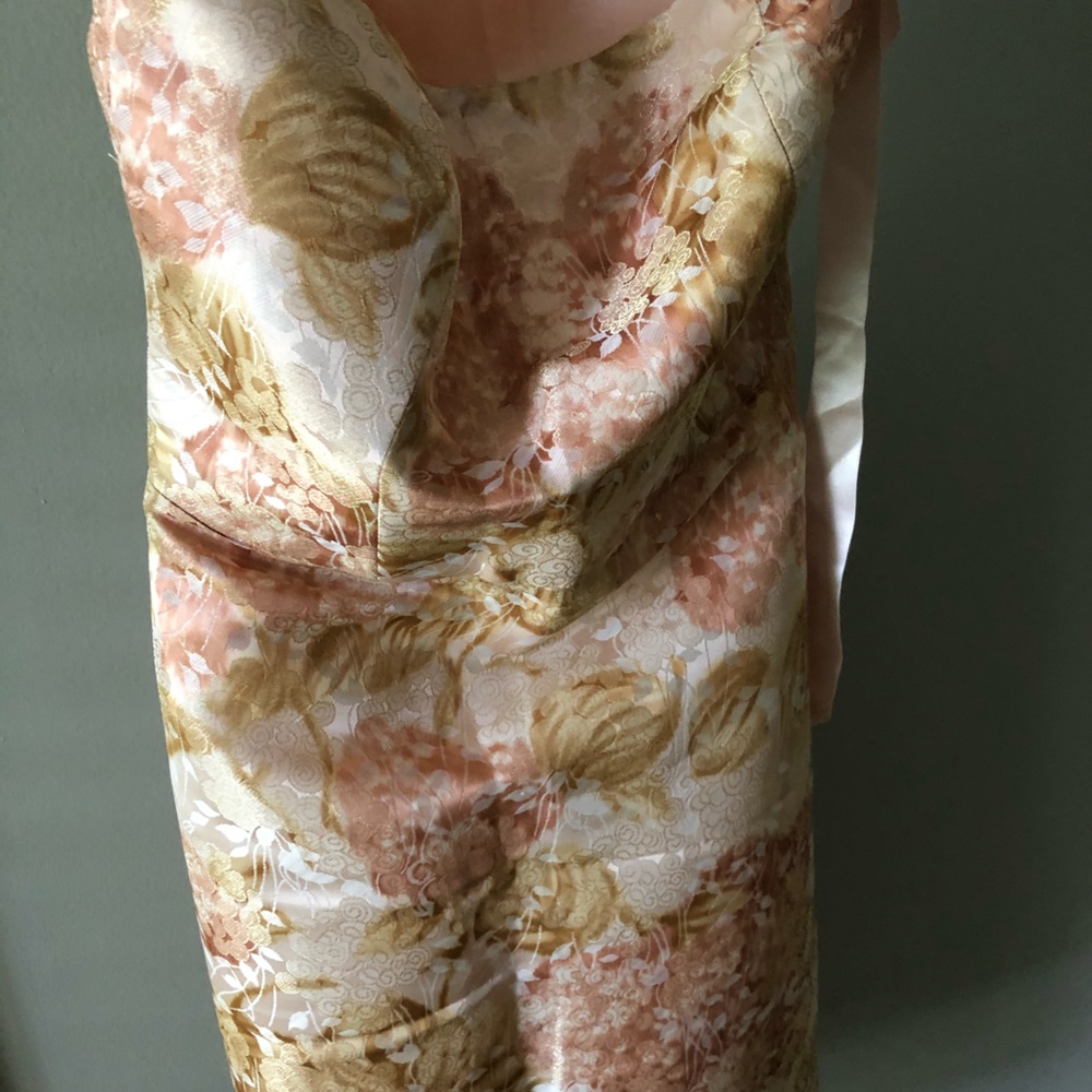 Strapless midi dress